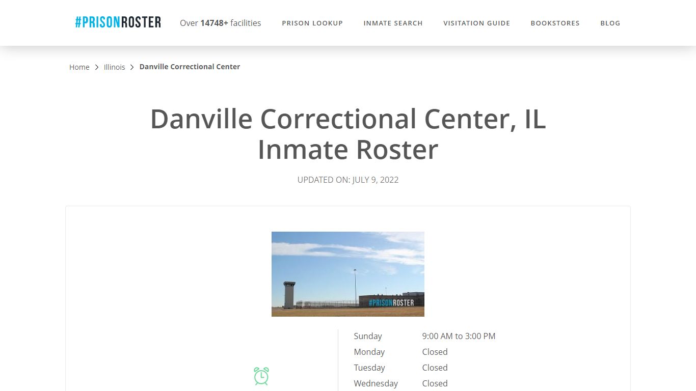 Danville Correctional Center, IL Inmate Roster - Prisonroster